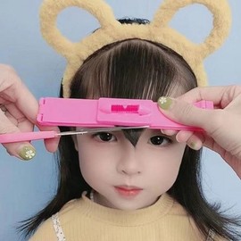 Household Horizontal Bangs Hair Cutting Scissor Set with Thinning Shears and Clip Cutting & Straight Scissor Set 5ea