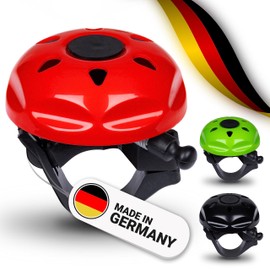 TRAILWOLF Bicycle Bell Loud – Red – Bicycle Bell Mountain Bike, Road Bike Bell, MTB Bell, Bicycle Bell, Bicycle Bell, Bike Bell, Made in Germany