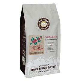 Tarrazu Costa Rica, La Minita Facienda,Whole Bean Coffee by Aroma Ridge | 16oz Medium Roast Gourmet Coffee Beans | Full Bodied Roasted Coffee Beans With a Nutty-Sweet Aftertaste