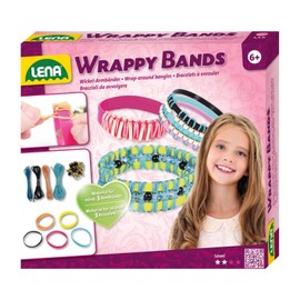 Lena 42652 Wrappy Bands Craft Kit, Multi-Colour