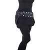PUREWONDER Cacheur sk22 Women's Lace Wrap Skirt Kidney Warmer, Black
