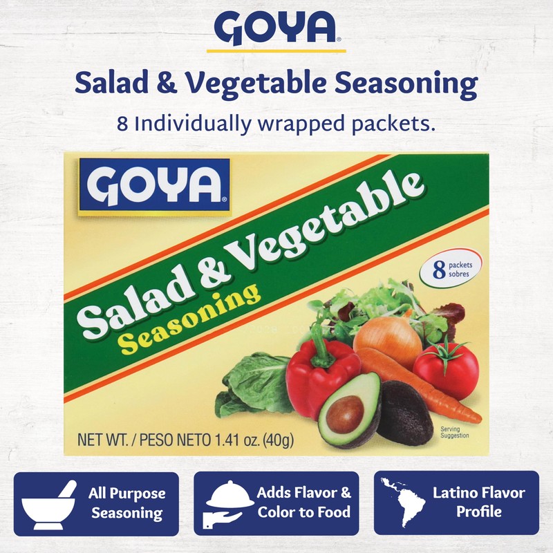 Salad and Vegetable Seasoning by Goya, All Purpose Seasoning for