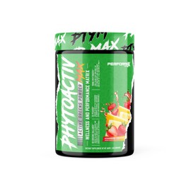 Performax Labs PhytoactivMax Active Greens Powder Wellness and Performance Matrix | Phytonutrients – Overall Health | 30 Servings (Strawberry Pineapple)
