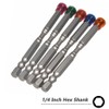 Saipe 5pcs Magnetic PH2 Phillips Cross Head Screwdriver Bit 1/4