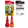 Vessel Ball Grip Insulated Screwdriver 2-piece Set +2 x 100