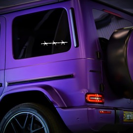 Barbed Wire Decal Vinyl Sticker Auto Car Truck Wall Laptop | White | 5.5" x 1"