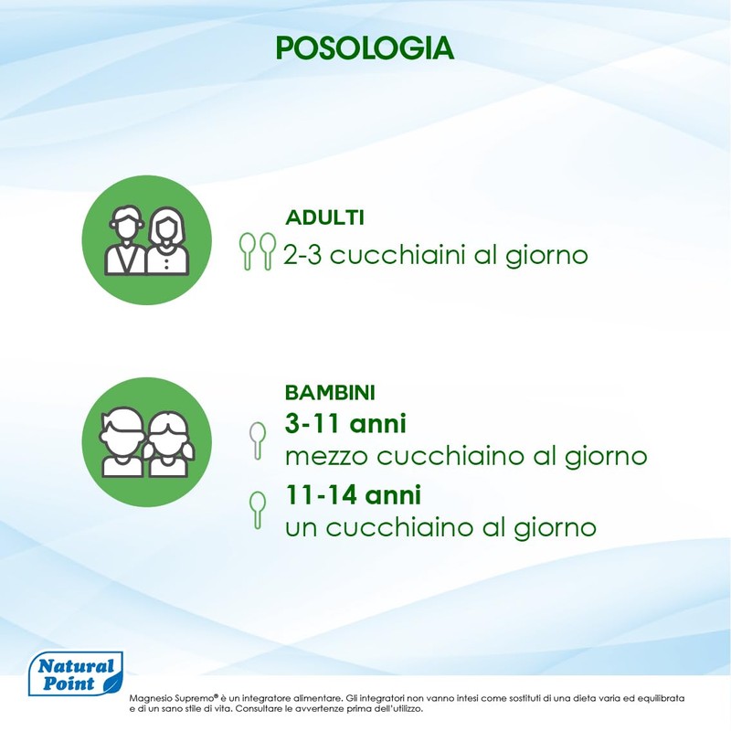 Magnesio Supremo Regolarità Intestinale Integratore 350 g, 2x175 g