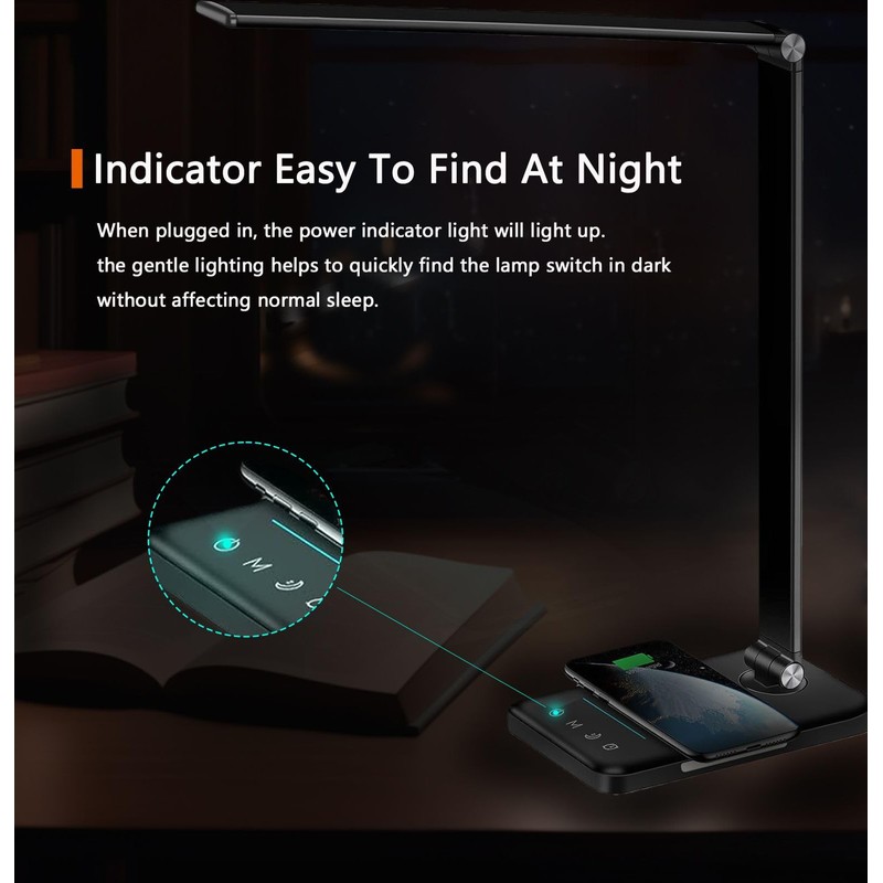 AFROG 8-in-1 4th Gen Multifunctional LED Desk Lamp with 10W