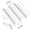 EShine White Finish 3 12 inch Panels LED Dimmable Under