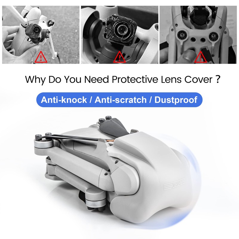 STARTRC Mini 3 Pro Gimbal Protector, Lens Cover Obstacle Sensor