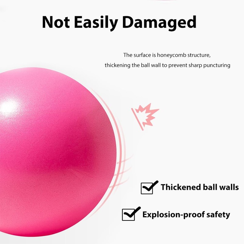 Pilates Ball, Gym Ball, Soft Pilates Ball, Small Anti Burst