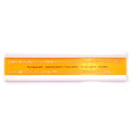 Studygraph by Graph'it Normograf for Technical Drawings, Maps and Charts, Letters, ISO, 3 mm, Architect, Plastic, Heavy Duty, Shockproof, 13.8 x 3 cm