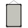 Asmix BB037 Plastic Frame Black Board S Chalk Marker Magnetic