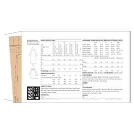 New Look Misses' Coat with Hood Sewing Pattern Packet, Design Code S9129, Sizes XS-S-M-L-XL, Multicolor