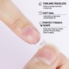 Beautilux French Clear Press On Nails Medium Oval Nail Tips