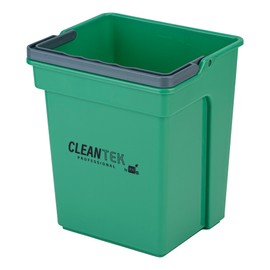 Restaurantware-Clean Tek Professional 4 Quart Cleaning Bucket, 1 Utility Pail with Handle - Heavy-Duty, Portable, Green Plastic Washing Pail, Perfect for Household, Outdoor, Car Wash and More