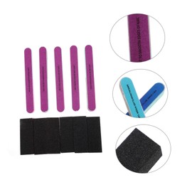 Healvian 11pcs Manicure Set Professional Coarse Grit Nail Files Fingernails Toenails Nail Accessory Kit