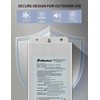 BRILLIANTOOL 300W Stainless Steel Casing Pool Light Transformer, Convert 120VAC