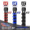 6 Pcs Socket Organizer Rail Set, Premium Socket Holder, Heavy-Duty