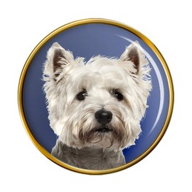 West Highland White Terrier Pin Badge
