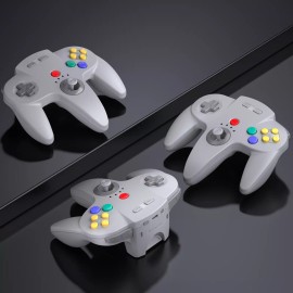 Unbranded Wireless N64 Switch Online Controller for N64 Switch NS Console WIN PC Mac - Grey