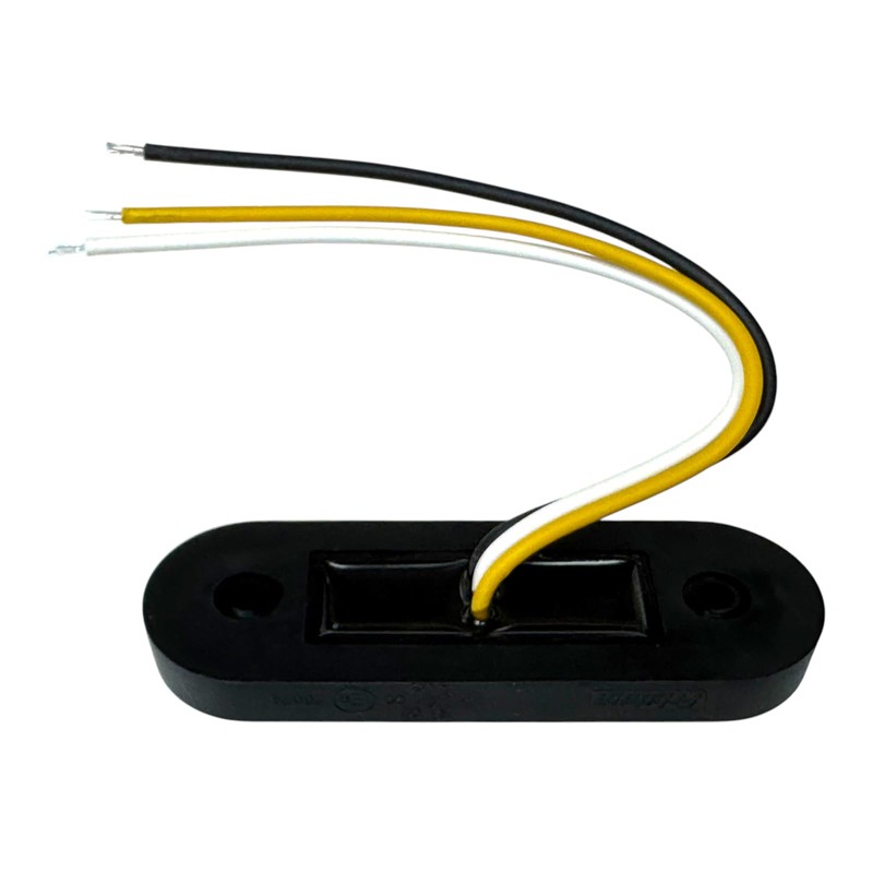 MelTruck® 2 x LED Marker Light Flat and Round Rubber