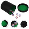 ABOOFAN 1 Set Portable Dice Cup with Lid Includes Dice
