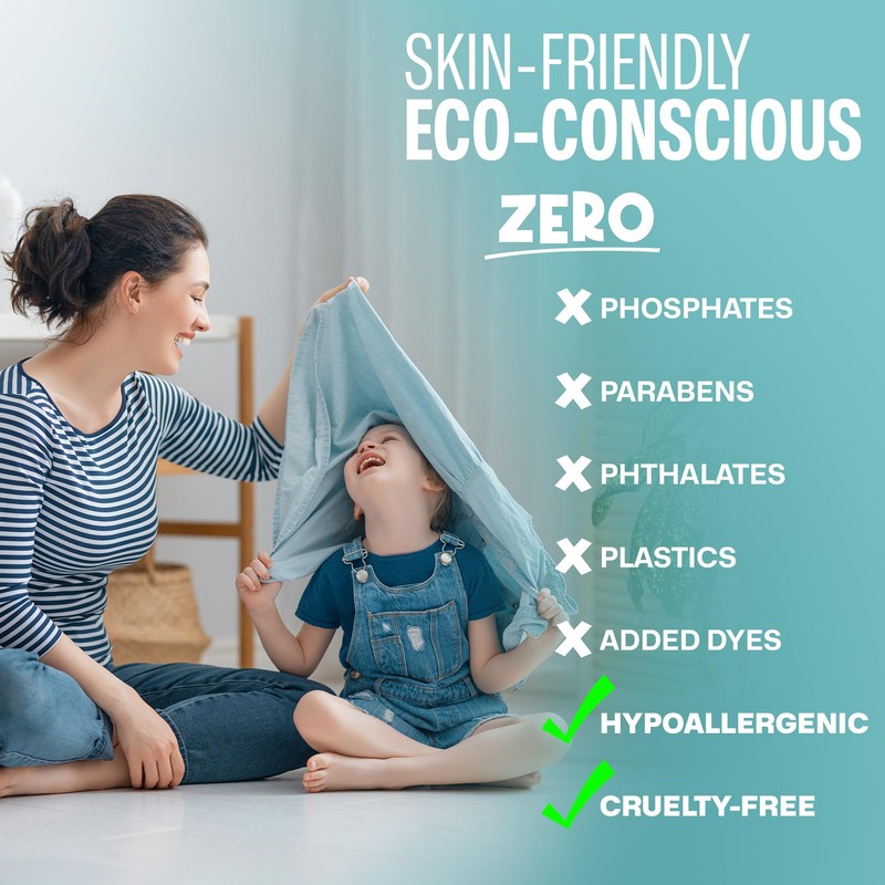 Laundry Detergent Sheets (60 Loads) - Eco Friendly Laundry Soap