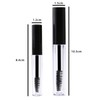 2pcs (1.5ml+3.5ml) Empty Eyelashes Tube Mascara Cream Bottle Container Lady