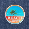 Hatteras Life Beach Cuppy Sticker - Palm Tree Water Bottle Drink Cup Flask Canteen Vinyl Decal