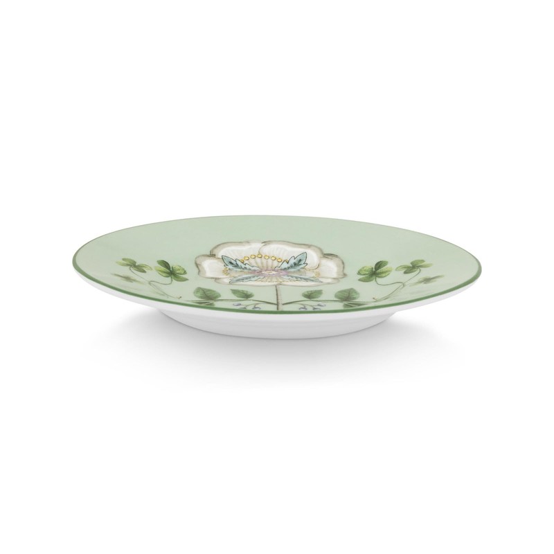 PIP STUDIO Lily&Lotus Petit Four Light Green Bread Plate 12