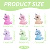 CPJJ Pack of 24 Mini Luminous Unicorns Resin Garden Decoration