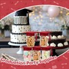 Mindsoft 24 Pcs 2026 Graduation Cap Decorations Mason Jar Lid