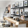 RPJC 8x8 Soild Wood Picture Frame with High Definition Glass