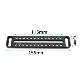 CAMVATE Long Cheese Plate 1/4"-20 Mounting Platform for DSLR Camera Cage Kit - 2289