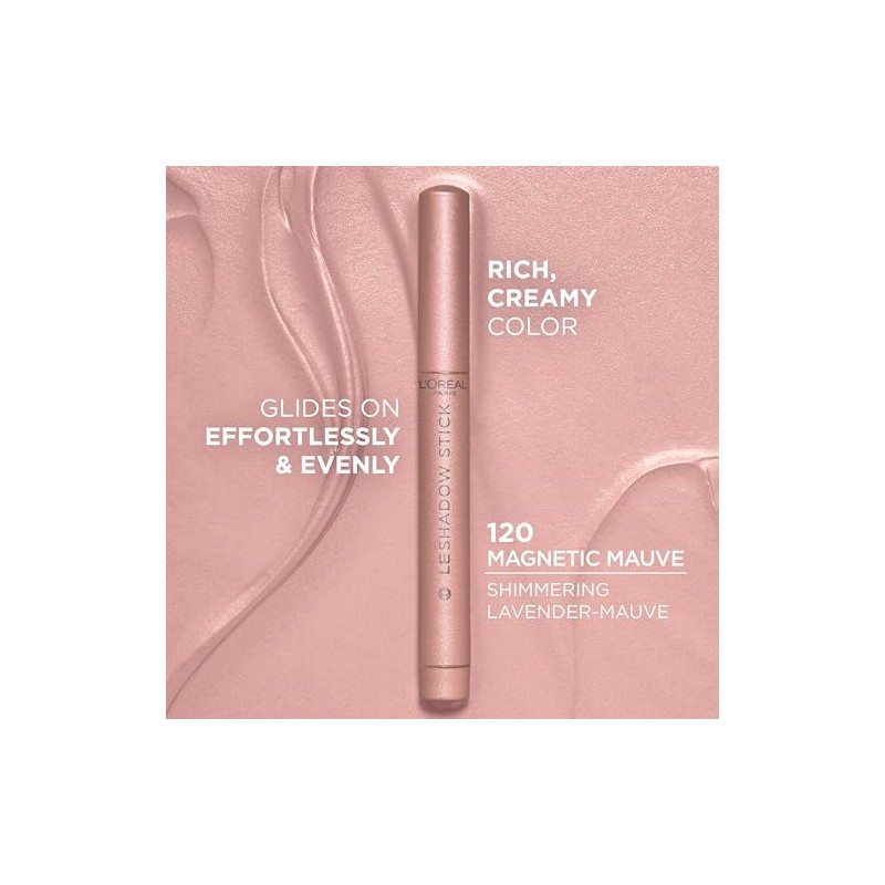 L'Oréal Paris, sombra de ojos en barra tono Magnetic Mauve