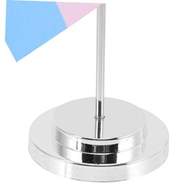 TEHAUX 1set Rainbow Table Flag Pride Decorations Desk Flag Rods Indoor Outdoor