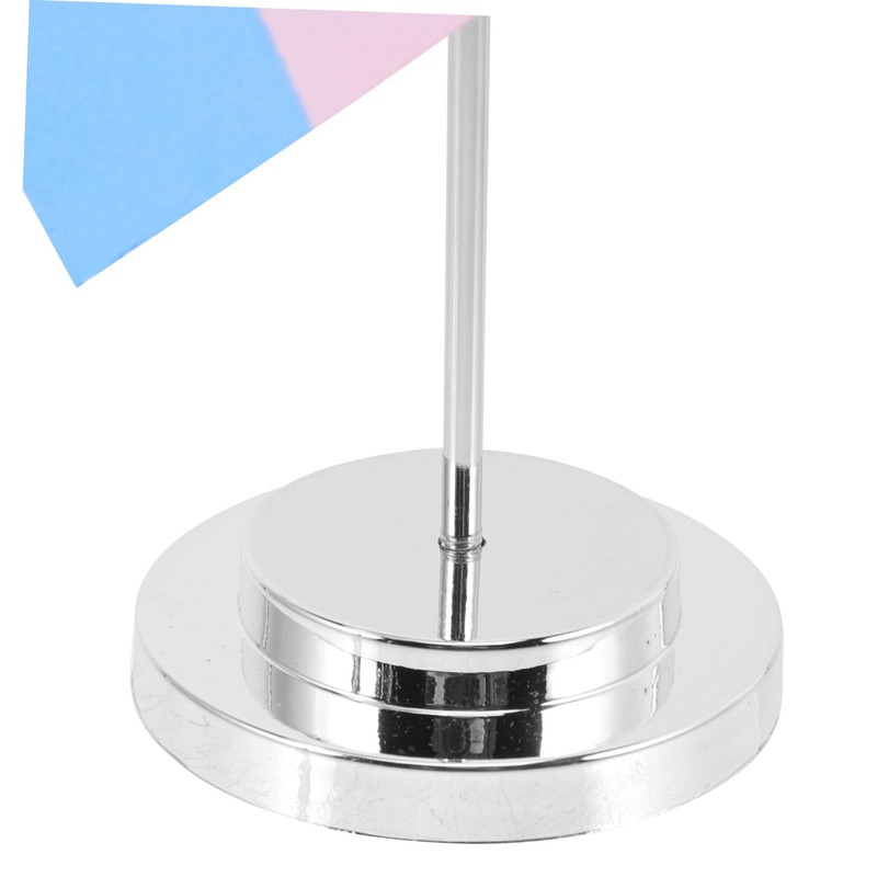 TEHAUX 1set Rainbow Table Flag Pride Decorations Desk Flag Rods