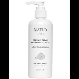 Natio Buy Natio Squeaky Clean Hair & Body Wash 250ml Online
