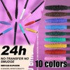 White Mascara,5D Silk Fiber Eyelash Volume with Soft Brush, Lash