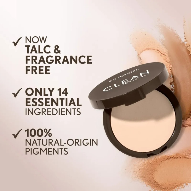 Polvo Prensado Covergirl Clean Invisible Soft Honey 155 11g