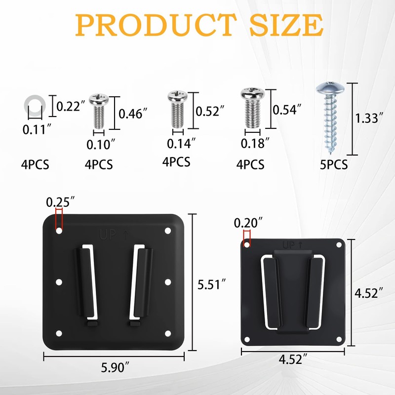 RV TV Mount for Camper, Anti-Rust Quick Release Wall Mount
