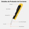 Probador de Voltaje Sin Contacto 2 Piezas con Linterna LED