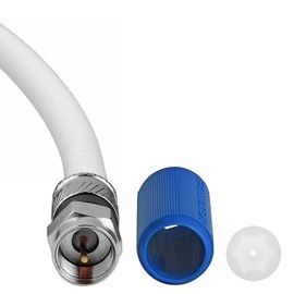 Mediabridge Coaxial Patch Cable (6 ft) Triple-Shielded, in-Wall Rated RG6 Cable with Compression Connectors