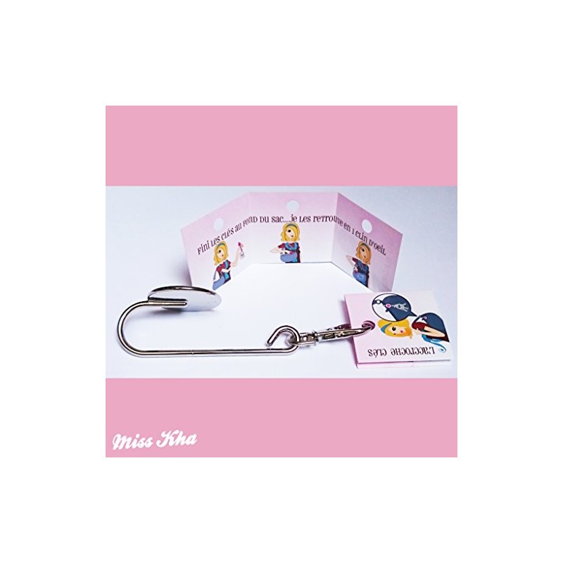 Miss Kha Key Holder "La Vie Est Belle", Pink -