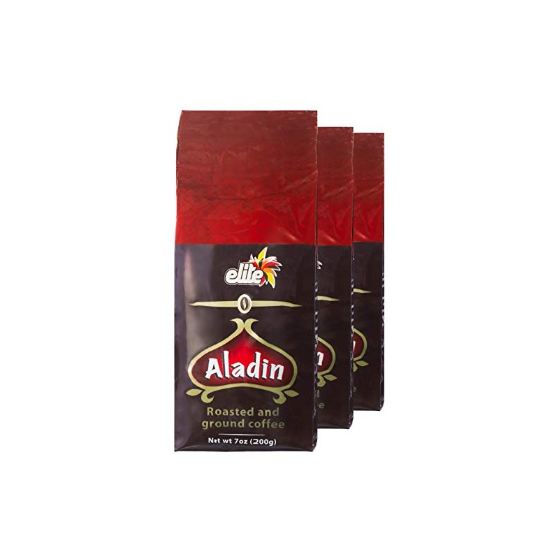 Elite Aladin Coffee, 7-ounces (3 Pack)