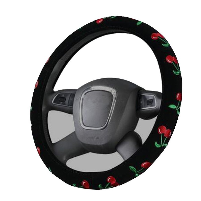 Mayco Bell 2016 Automotive Women Embroidery Cute Car Steering Wheel