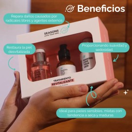 Kit Skincare Facial Tratamiento Revitalizante Seasons