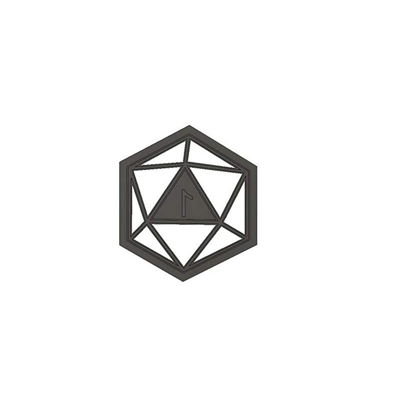 Set of 3 Dungeons and Dragons Inspired Cookie Cutters