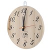 8in Sauna Clock Decorative Timer Clock for Sauna Accessory Sauna